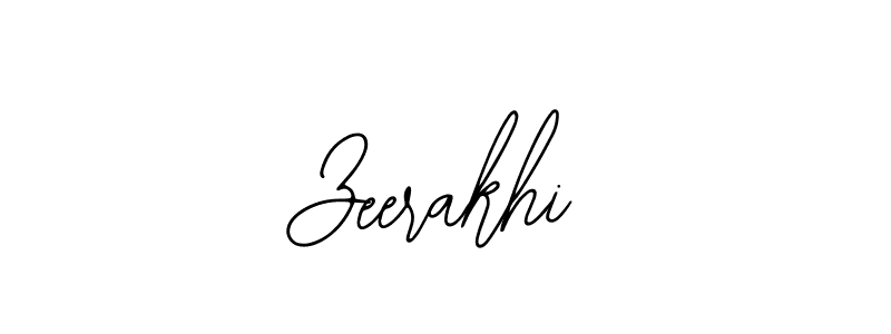 Use a signature maker to create a handwritten signature online. With this signature software, you can design (Bearetta-2O07w) your own signature for name Zeerakhi. Zeerakhi signature style 12 images and pictures png