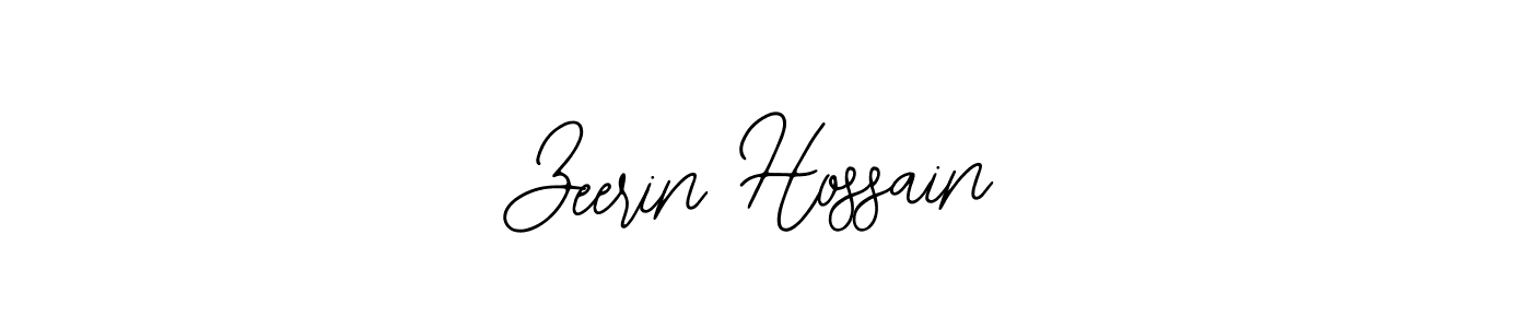 Create a beautiful signature design for name Zeerin Hossain. With this signature (Bearetta-2O07w) fonts, you can make a handwritten signature for free. Zeerin Hossain signature style 12 images and pictures png