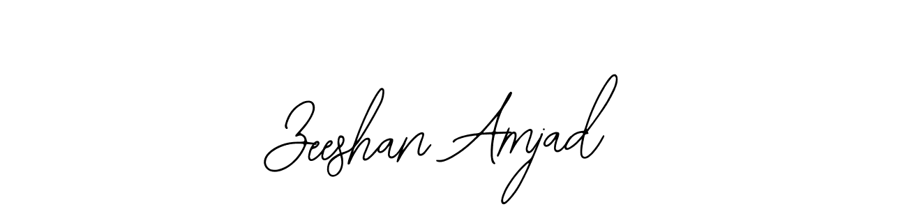 The best way (Bearetta-2O07w) to make a short signature is to pick only two or three words in your name. The name Zeeshan Amjad include a total of six letters. For converting this name. Zeeshan Amjad signature style 12 images and pictures png