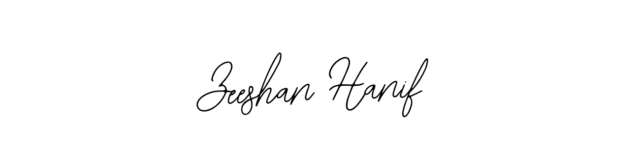 You should practise on your own different ways (Bearetta-2O07w) to write your name (Zeeshan Hanif) in signature. don't let someone else do it for you. Zeeshan Hanif signature style 12 images and pictures png
