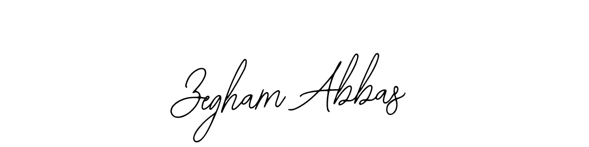 Zegham Abbas stylish signature style. Best Handwritten Sign (Bearetta-2O07w) for my name. Handwritten Signature Collection Ideas for my name Zegham Abbas. Zegham Abbas signature style 12 images and pictures png