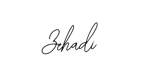 Use a signature maker to create a handwritten signature online. With this signature software, you can design (Bearetta-2O07w) your own signature for name Zehadi. Zehadi signature style 12 images and pictures png