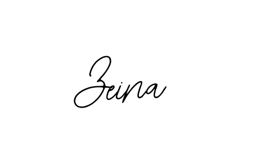 Use a signature maker to create a handwritten signature online. With this signature software, you can design (Bearetta-2O07w) your own signature for name Zeina. Zeina signature style 12 images and pictures png