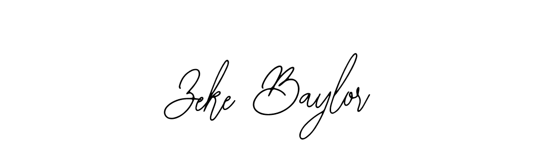 Also You can easily find your signature by using the search form. We will create Zeke Baylor name handwritten signature images for you free of cost using Bearetta-2O07w sign style. Zeke Baylor signature style 12 images and pictures png