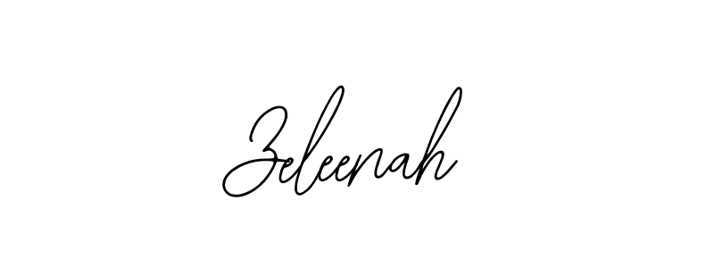 You should practise on your own different ways (Bearetta-2O07w) to write your name (Zeleenah) in signature. don't let someone else do it for you. Zeleenah signature style 12 images and pictures png