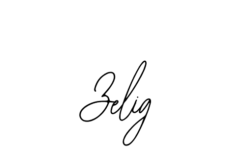 How to make Zelig name signature. Use Bearetta-2O07w style for creating short signs online. This is the latest handwritten sign. Zelig signature style 12 images and pictures png