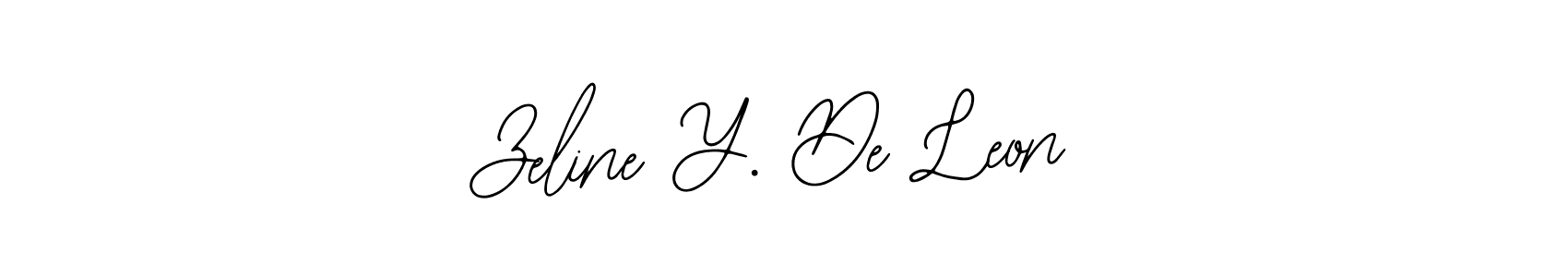 How to make Zeline Y. De Leon signature? Bearetta-2O07w is a professional autograph style. Create handwritten signature for Zeline Y. De Leon name. Zeline Y. De Leon signature style 12 images and pictures png
