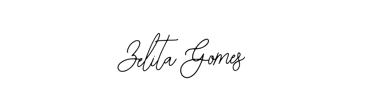 Make a beautiful signature design for name Zelita Gomes. Use this online signature maker to create a handwritten signature for free. Zelita Gomes signature style 12 images and pictures png
