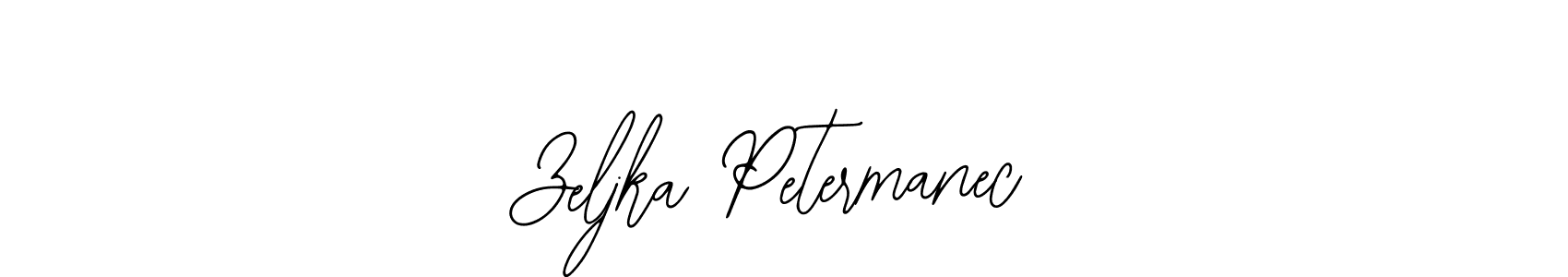 You should practise on your own different ways (Bearetta-2O07w) to write your name (Zeljka Petermanec) in signature. don't let someone else do it for you. Zeljka Petermanec signature style 12 images and pictures png