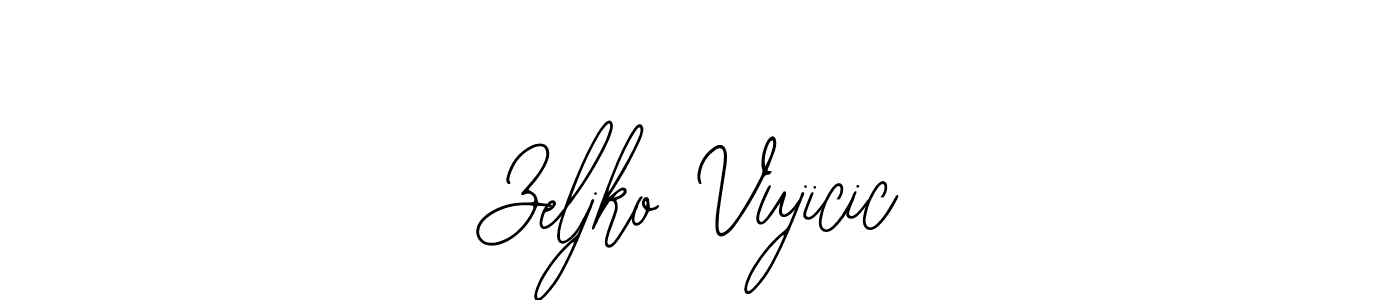 Create a beautiful signature design for name Zeljko Vujicic. With this signature (Bearetta-2O07w) fonts, you can make a handwritten signature for free. Zeljko Vujicic signature style 12 images and pictures png