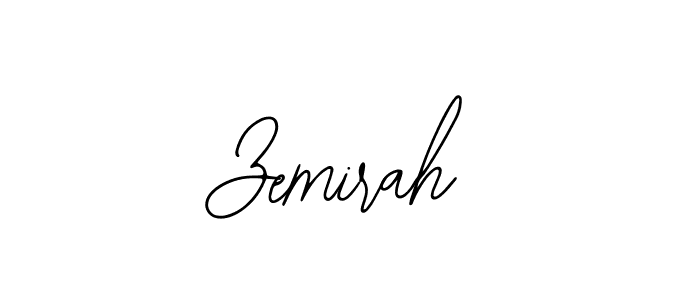 Also You can easily find your signature by using the search form. We will create Zemirah name handwritten signature images for you free of cost using Bearetta-2O07w sign style. Zemirah signature style 12 images and pictures png