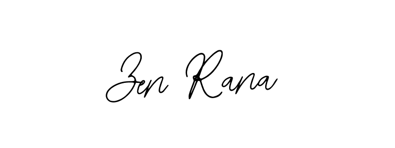 if you are searching for the best signature style for your name Zen Rana. so please give up your signature search. here we have designed multiple signature styles  using Bearetta-2O07w. Zen Rana signature style 12 images and pictures png