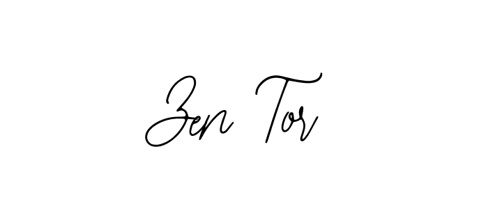 You should practise on your own different ways (Bearetta-2O07w) to write your name (Zen Tor) in signature. don't let someone else do it for you. Zen Tor signature style 12 images and pictures png