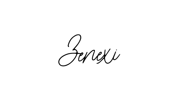 How to make Zenexi signature? Bearetta-2O07w is a professional autograph style. Create handwritten signature for Zenexi name. Zenexi signature style 12 images and pictures png