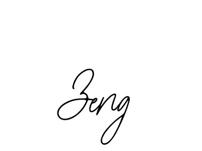 How to make Zeng name signature. Use Bearetta-2O07w style for creating short signs online. This is the latest handwritten sign. Zeng signature style 12 images and pictures png