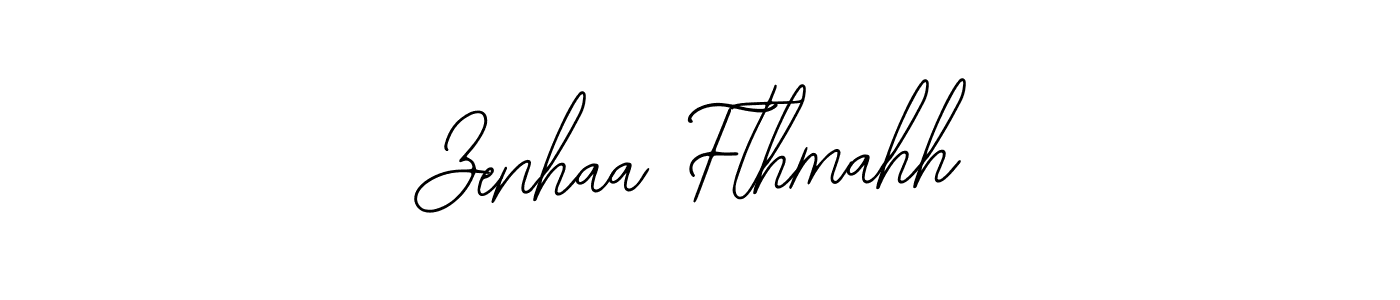 Create a beautiful signature design for name Zenhaa Fthmahh. With this signature (Bearetta-2O07w) fonts, you can make a handwritten signature for free. Zenhaa Fthmahh signature style 12 images and pictures png