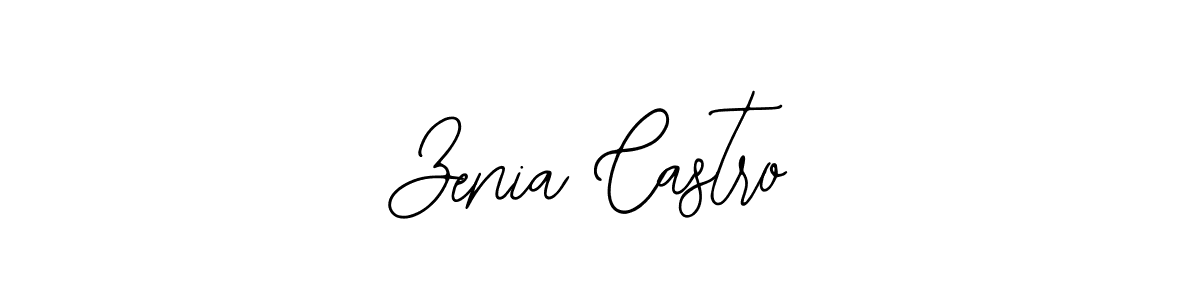 if you are searching for the best signature style for your name Zenia Castro. so please give up your signature search. here we have designed multiple signature styles  using Bearetta-2O07w. Zenia Castro signature style 12 images and pictures png