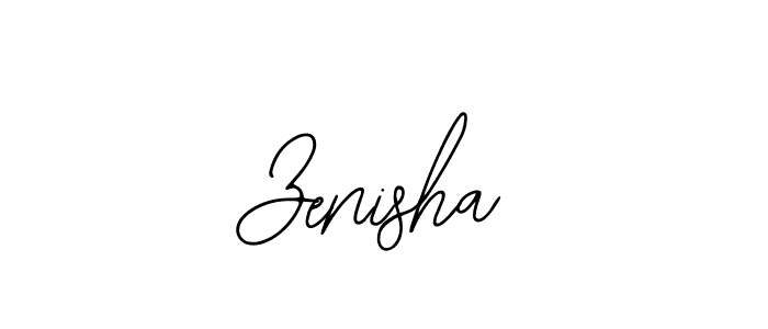 Design your own signature with our free online signature maker. With this signature software, you can create a handwritten (Bearetta-2O07w) signature for name Zenisha. Zenisha signature style 12 images and pictures png