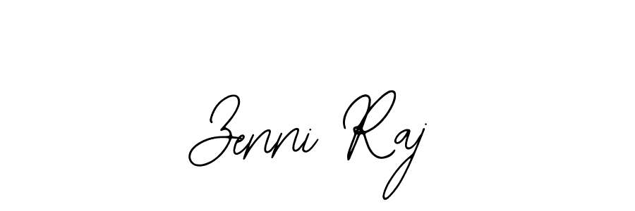 You should practise on your own different ways (Bearetta-2O07w) to write your name (Zenni Raj) in signature. don't let someone else do it for you. Zenni Raj signature style 12 images and pictures png