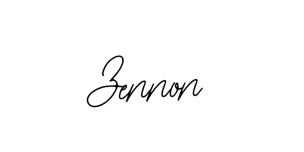 Make a beautiful signature design for name Zennon. With this signature (Bearetta-2O07w) style, you can create a handwritten signature for free. Zennon signature style 12 images and pictures png