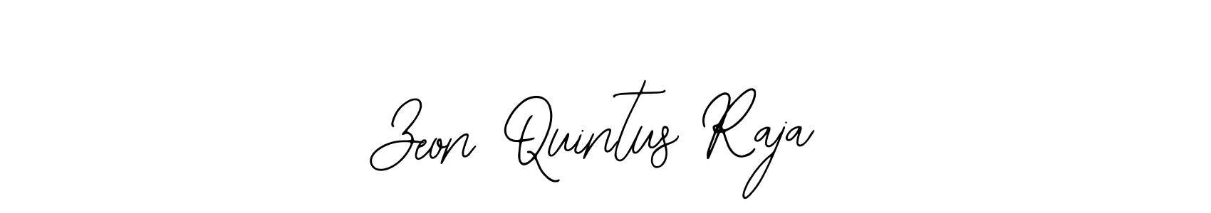 How to make Zeon Quintus Raja signature? Bearetta-2O07w is a professional autograph style. Create handwritten signature for Zeon Quintus Raja name. Zeon Quintus Raja signature style 12 images and pictures png