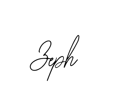 The best way (Bearetta-2O07w) to make a short signature is to pick only two or three words in your name. The name Zeph include a total of six letters. For converting this name. Zeph signature style 12 images and pictures png