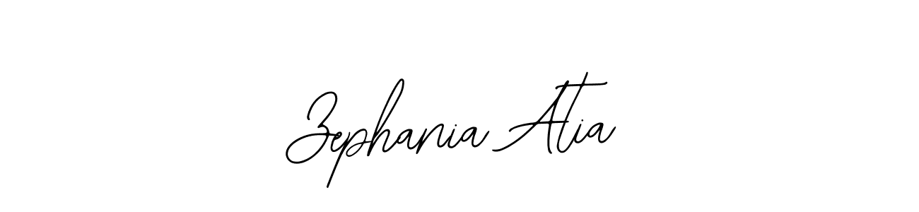 Design your own signature with our free online signature maker. With this signature software, you can create a handwritten (Bearetta-2O07w) signature for name Zephania Atia. Zephania Atia signature style 12 images and pictures png