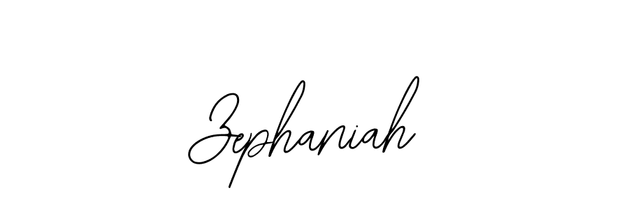 You should practise on your own different ways (Bearetta-2O07w) to write your name (Zephaniah) in signature. don't let someone else do it for you. Zephaniah signature style 12 images and pictures png