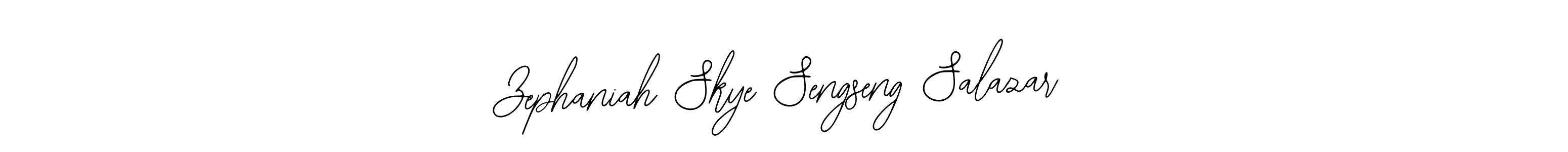 Also we have Zephaniah Skye Sengseng Salazar name is the best signature style. Create professional handwritten signature collection using Bearetta-2O07w autograph style. Zephaniah Skye Sengseng Salazar signature style 12 images and pictures png