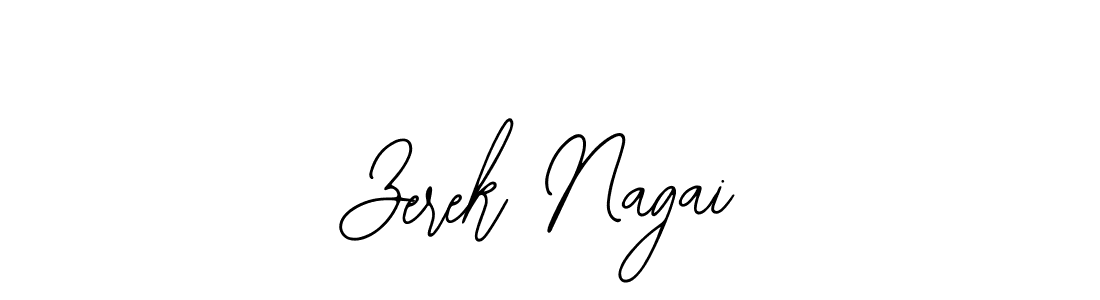 The best way (Bearetta-2O07w) to make a short signature is to pick only two or three words in your name. The name Zerek Nagai include a total of six letters. For converting this name. Zerek Nagai signature style 12 images and pictures png