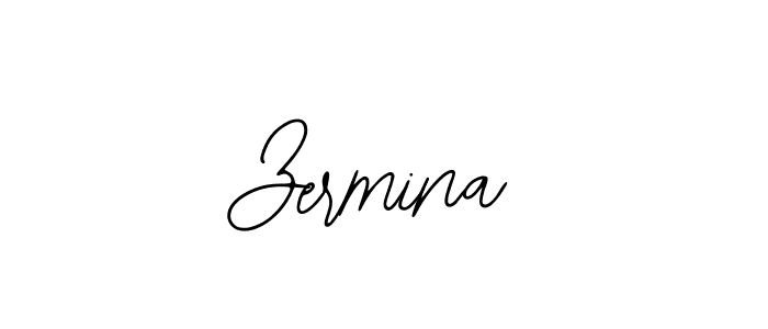 Similarly Bearetta-2O07w is the best handwritten signature design. Signature creator online .You can use it as an online autograph creator for name Zermina. Zermina signature style 12 images and pictures png