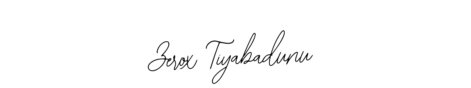 You can use this online signature creator to create a handwritten signature for the name Zerox Tiyabadunu. This is the best online autograph maker. Zerox Tiyabadunu signature style 12 images and pictures png