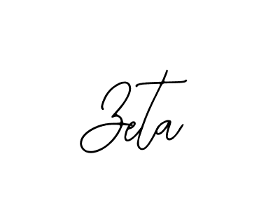 Make a beautiful signature design for name Zeta. With this signature (Bearetta-2O07w) style, you can create a handwritten signature for free. Zeta signature style 12 images and pictures png