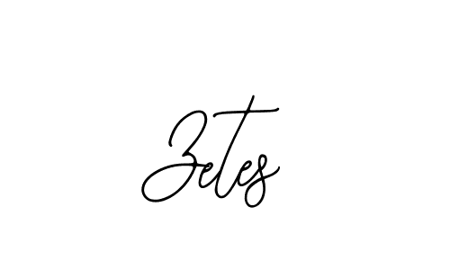 Design your own signature with our free online signature maker. With this signature software, you can create a handwritten (Bearetta-2O07w) signature for name Zetes. Zetes signature style 12 images and pictures png