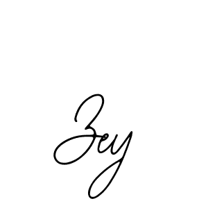 How to make Zey name signature. Use Bearetta-2O07w style for creating short signs online. This is the latest handwritten sign. Zey signature style 12 images and pictures png