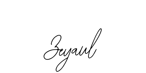 Use a signature maker to create a handwritten signature online. With this signature software, you can design (Bearetta-2O07w) your own signature for name Zeyaul. Zeyaul signature style 12 images and pictures png