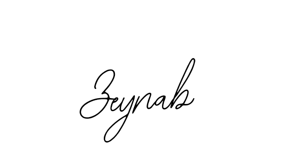 Zeynab stylish signature style. Best Handwritten Sign (Bearetta-2O07w) for my name. Handwritten Signature Collection Ideas for my name Zeynab. Zeynab signature style 12 images and pictures png