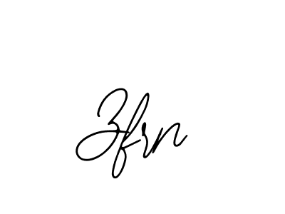 Design your own signature with our free online signature maker. With this signature software, you can create a handwritten (Bearetta-2O07w) signature for name Zfrn. Zfrn signature style 12 images and pictures png