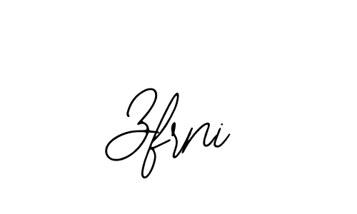 How to make Zfrni signature? Bearetta-2O07w is a professional autograph style. Create handwritten signature for Zfrni name. Zfrni signature style 12 images and pictures png