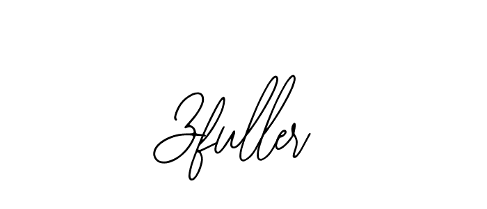 Zfuller stylish signature style. Best Handwritten Sign (Bearetta-2O07w) for my name. Handwritten Signature Collection Ideas for my name Zfuller. Zfuller signature style 12 images and pictures png