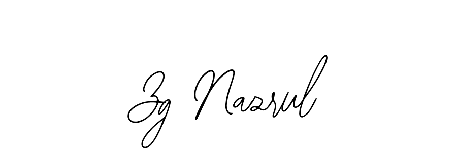 It looks lik you need a new signature style for name Zg Nazrul. Design unique handwritten (Bearetta-2O07w) signature with our free signature maker in just a few clicks. Zg Nazrul signature style 12 images and pictures png