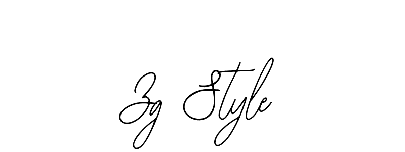 How to make Zg Style signature? Bearetta-2O07w is a professional autograph style. Create handwritten signature for Zg Style name. Zg Style signature style 12 images and pictures png