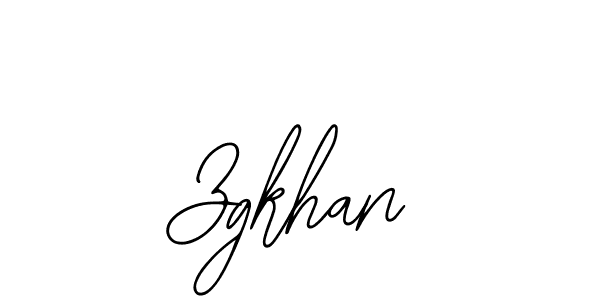 Zgkhan stylish signature style. Best Handwritten Sign (Bearetta-2O07w) for my name. Handwritten Signature Collection Ideas for my name Zgkhan. Zgkhan signature style 12 images and pictures png