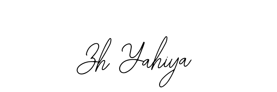 Make a beautiful signature design for name Zh Yahiya. With this signature (Bearetta-2O07w) style, you can create a handwritten signature for free. Zh Yahiya signature style 12 images and pictures png