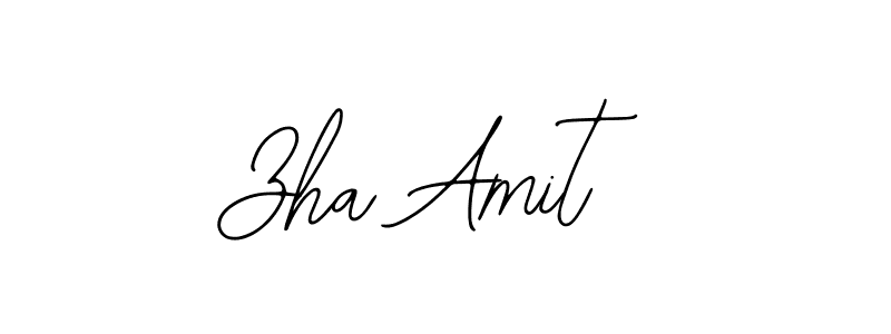 Design your own signature with our free online signature maker. With this signature software, you can create a handwritten (Bearetta-2O07w) signature for name Zha Amit. Zha Amit signature style 12 images and pictures png