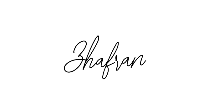 You should practise on your own different ways (Bearetta-2O07w) to write your name (Zhafran) in signature. don't let someone else do it for you. Zhafran signature style 12 images and pictures png