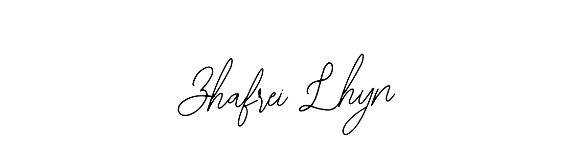 Use a signature maker to create a handwritten signature online. With this signature software, you can design (Bearetta-2O07w) your own signature for name Zhafrei Lhyn. Zhafrei Lhyn signature style 12 images and pictures png