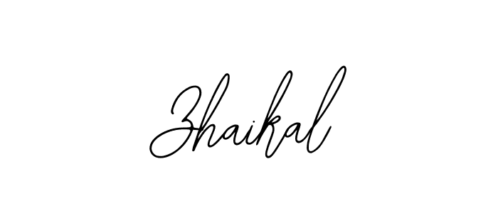 Also we have Zhaikal name is the best signature style. Create professional handwritten signature collection using Bearetta-2O07w autograph style. Zhaikal signature style 12 images and pictures png