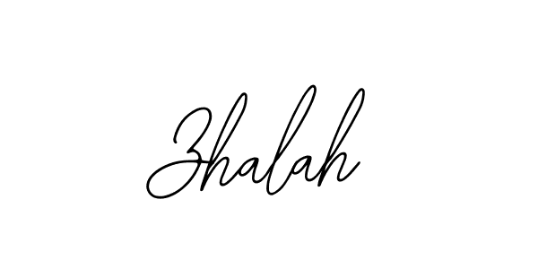 Also You can easily find your signature by using the search form. We will create Zhalah name handwritten signature images for you free of cost using Bearetta-2O07w sign style. Zhalah signature style 12 images and pictures png