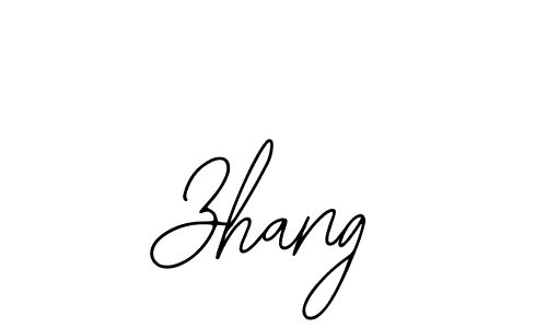 Design your own signature with our free online signature maker. With this signature software, you can create a handwritten (Bearetta-2O07w) signature for name Zhang. Zhang signature style 12 images and pictures png